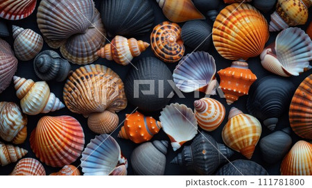 Sea shells background. Seashells background Sea shells background. Seashells background 111781800
