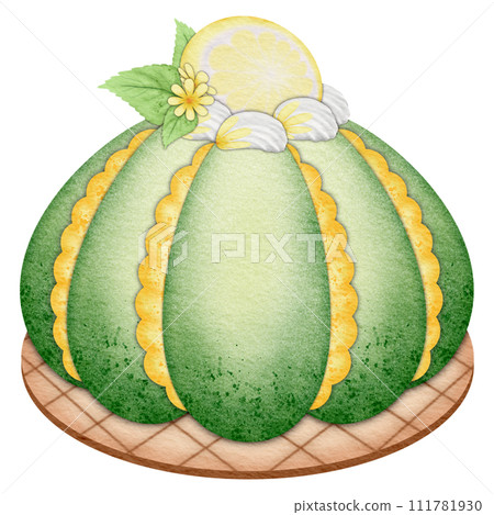 Orange Cream Pumpkin Cake 111781930