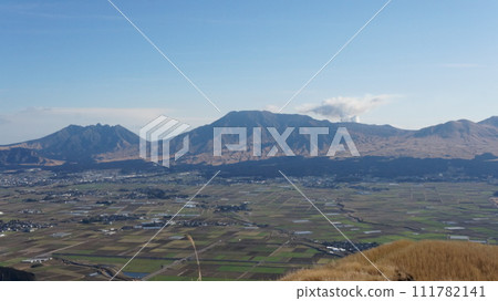 冬天從大觀峰眺望的景色 111782141