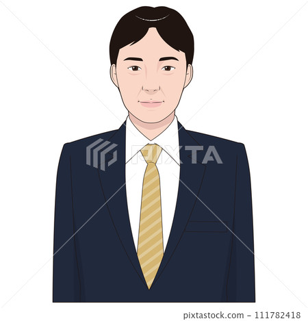 亞洲男性商人① 亞洲男性商人① 111782418