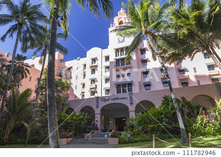 [Hawaii] Scenery of the Royal Hawaiian Hotel ② 111782946