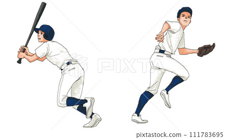 Summer high school baseball players_1 111783695
