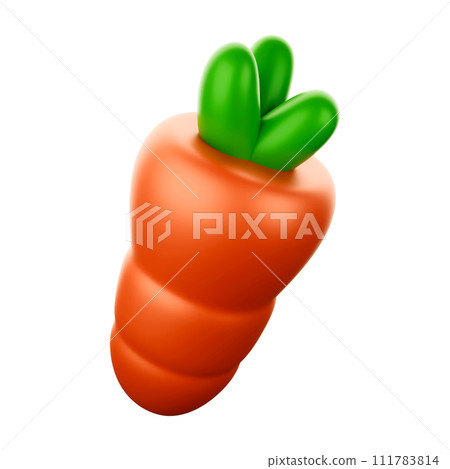 Cartoon style cherry 3D rendering on white background have work path. Cartoon style cherry 3D rendering on white background have work path. 111783814