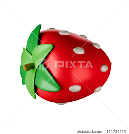 Pork burger 3D rendering on white background have work path.Cheeseburger Fast Food. 111784233