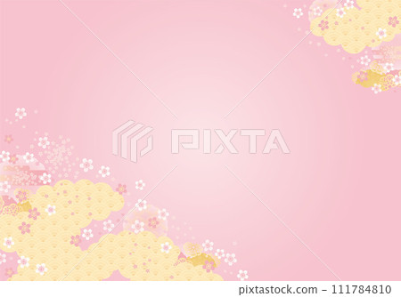 Background material-Japanese pattern cherry blossoms 2024-12 vector Background material-Japanese pattern cherry blossoms 2024-12 vector 111784810
