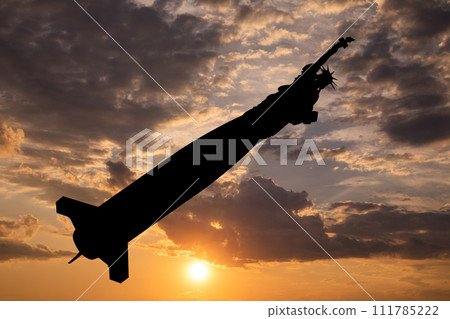 American missiles. US military concept 111785222