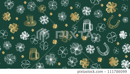 St. Patrick's Day set. Hand drawn illustrations St. Patrick's Day set. Hand drawn illustrations 111786099