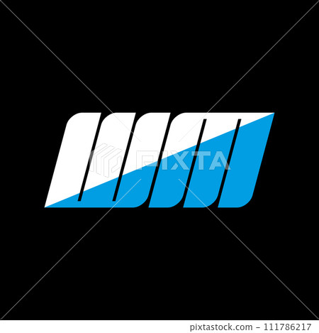 WM letter logo design on black background. WM creative initials letter logo concept. WM icon design. WM white and blue letter icon design on black background. W M WM letter logo design on black background. WM creative initials letter logo concept. WM icon design. WM white and blue letter icon design on black background. W M 111786217