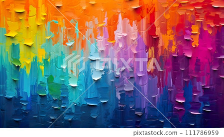 Abstract background with wavy lines. Vector illustration for your design. Generate AI 111786959