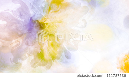 水彩抽象背景影像,色彩柔和。 水彩抽象背景影像,色彩柔和。 111787586