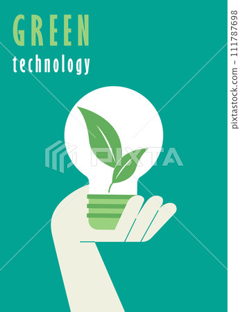 Green technology poster 111787698
