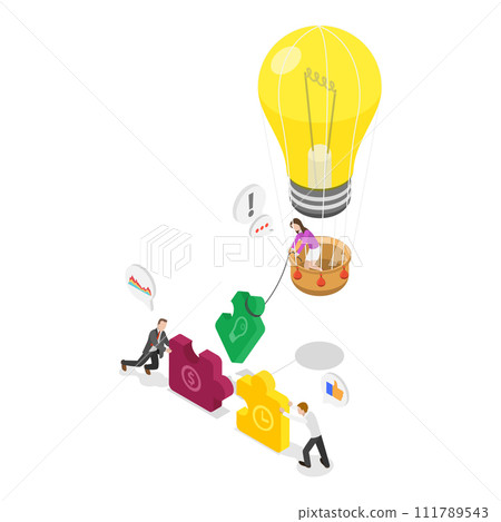 3D Isometric Flat Vector Illustration of Trading Strategies. Item 1 3D Isometric Flat Vector Illustration of Trading Strategies. Item 1 111789543