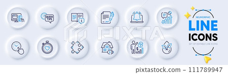 Online payment, Signing document and Manual line icons for web app. Pack of Seo statistics, Reminder, Kpi pictogram icons. Strategy, Quick tips, Time management signs. Organic product. Vector Online payment, Signing document and Manual line icons for web app. Pack of Seo statistics, Reminder, Kpi pictogram icons. Strategy, Quick tips, Time management signs. Organic product. Vector 111789947