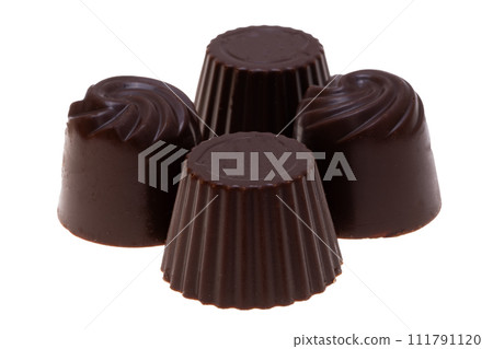 chocolate candies isolated chocolate candies isolated 111791120