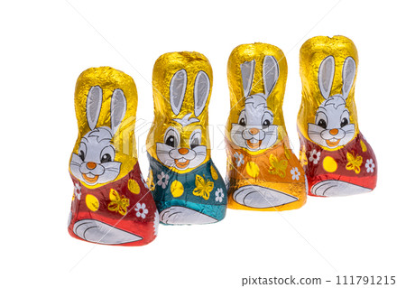 chocolate bunny isolated chocolate bunny isolated 111791215