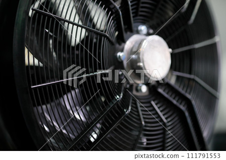 industrial axial flow drum type fan close up 111791553
