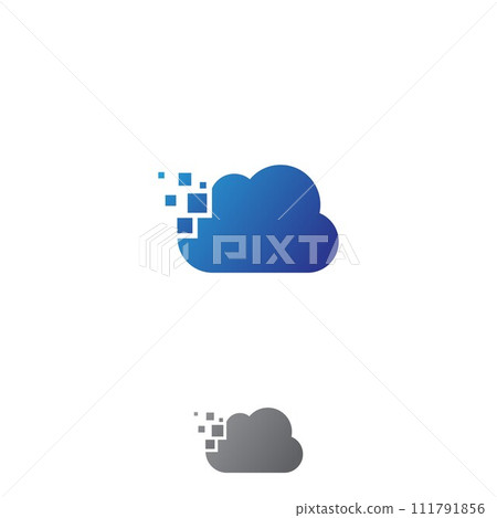 Cloud tech icon vector in modern style for web Cloud tech icon vector in modern style for web 111791856
