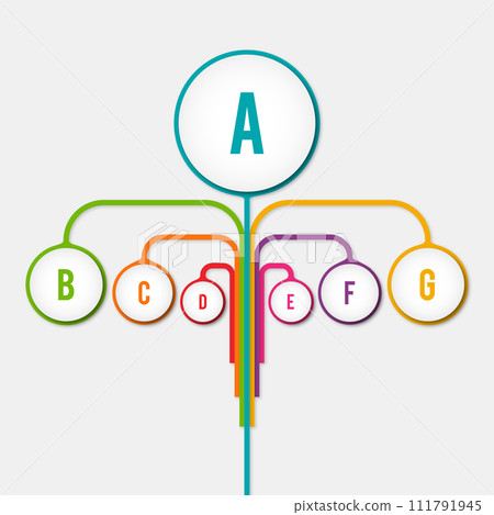 Abstract diagram tree infographic elements concept Abstract diagram tree infographic elements concept 111791945