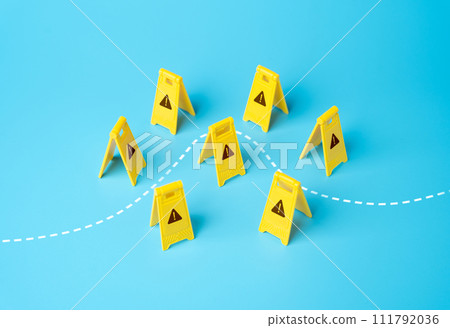 Find your way through warnings and challenges. Avoid trouble. Adaptability. Be adaptable and flexible. Overcome obstacles and forge ahead towards goals. Be extremely careful. 111792036