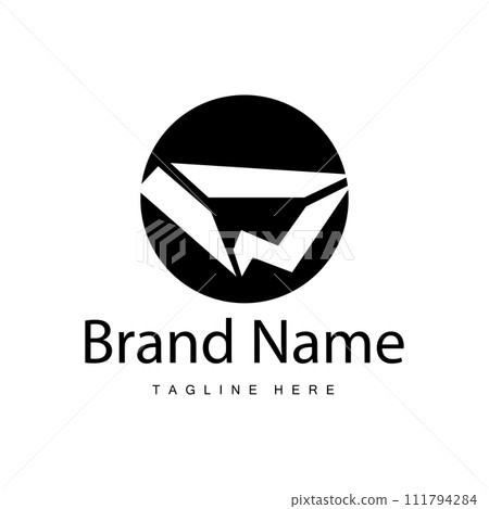 W letter logo in simple style Luxury product brand template illustration 111794284