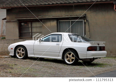 white domestic sports car white domestic sports car 111795313