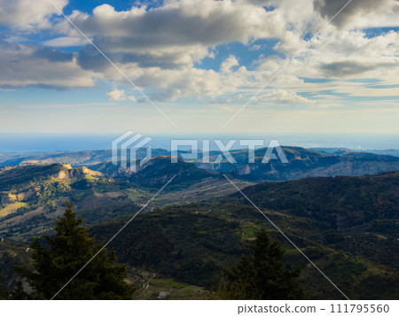 Monte Stella Aspromonte Calabria mountains landascape Monte Stella Aspromonte Calabria mountains landascape 111795560