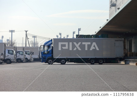 Logistics warehouse Logistics warehouse 111795638