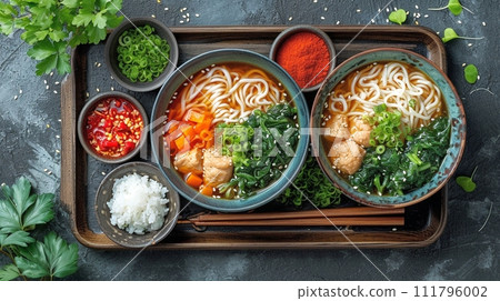 傳統日本蕎麥麵和烏龍麵套餐 111796002