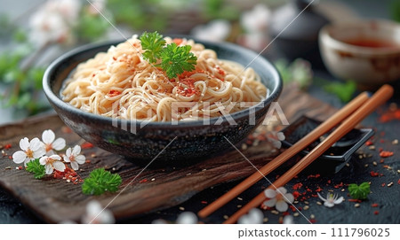 傳統日本蕎麥麵和烏龍麵套餐 111796025