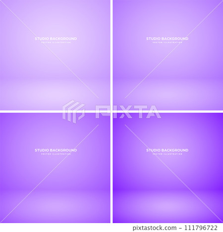 Empty violet studio abstract backgrounds with spotlight effect. Product showcase backdrop. Stage lighting. Vector illustration Empty violet studio abstract backgrounds with spotlight effect. Product showcase backdrop. Stage lighting. Vector illustration 111796722