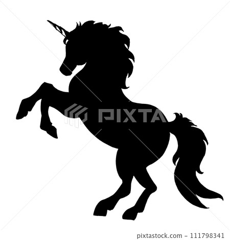 Unicorn silhouette 111798341