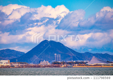 【琵琶湖風景】濱大津 - 漫步在雄偉的雲海和漸冷的冬季的甲南 111798569