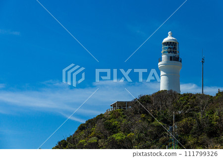 Omaezaki, Omaezaki City, Shizuoka Prefecture, Omaezaki Lighthouse and Pacific Ocean scenery Omaezaki, Omaezaki City, Shizuoka Prefecture, Omaezaki Lighthouse and Pacific Ocean scenery 111799326
