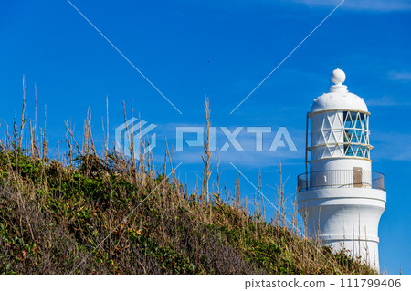 Omaezaki, Omaezaki City, Shizuoka Prefecture, Omaezaki Lighthouse and Pacific Ocean scenery 111799406