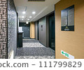 hotel room with bed and chairs 111799829