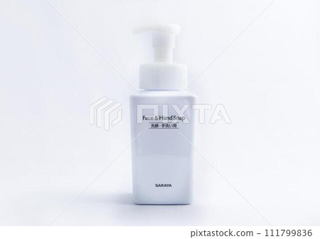 cosmetic bottle container isolated on white 111799836