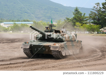 狂奔的陸上自衛隊10式坦克 狂奔的陸上自衛隊10式坦克 111800229