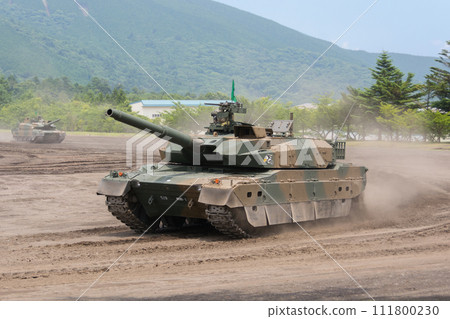 Ground Self-Defense Force Type 10 tank running wild 111800230