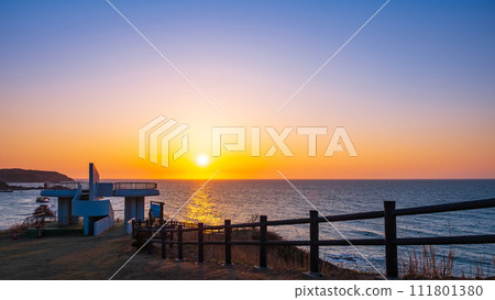 Evening view of Onodate Park Evening view of Onodate Park 111801380