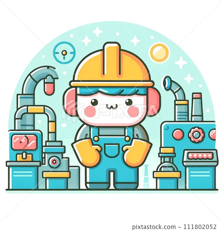 Workers in the factory Workers in the factory 111802052