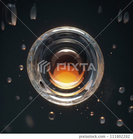 soap bubbles floating on the water surface soap bubbles floating on the water surface 111802282