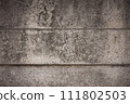 Dirty concrete permanent fence 111802503