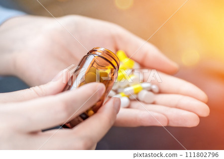 The concept of taking medications, taking care of your health, the problem of self-medication and self-diagnosis. The concept of taking medications, taking care of your health, the problem of self-medication and self-diagnosis. 111802796