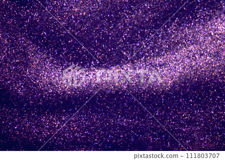 purple  glitter dust on dark background. 111803707