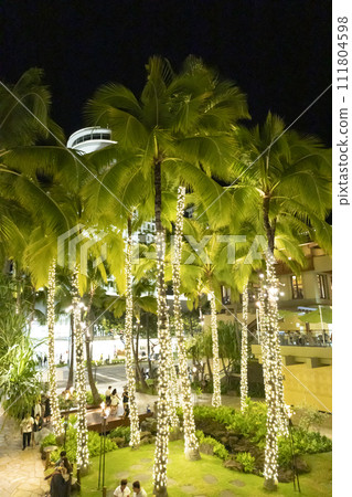 【夏威夷】喜來登附近威基基夜景② 111804598