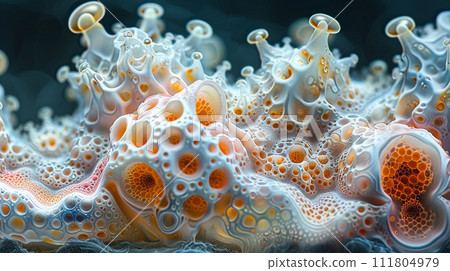 可能在火星上發現的假設微生物的顯微圖像 111804979