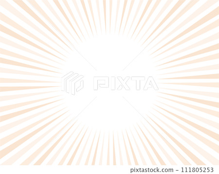 Light color simple concentrated line background material_orange 111805253