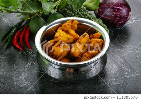Indian cuisine - paneer pakora cheese 111805570