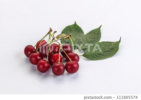 Ripe sweet juicy cherry heap Ripe sweet juicy cherry heap 111805574
