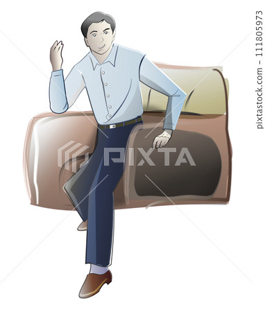 Hello, long time no see, business greetings Hello, long time no see, business greetings 111805973